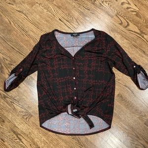 Womens Verve Ami Button Up Blouse